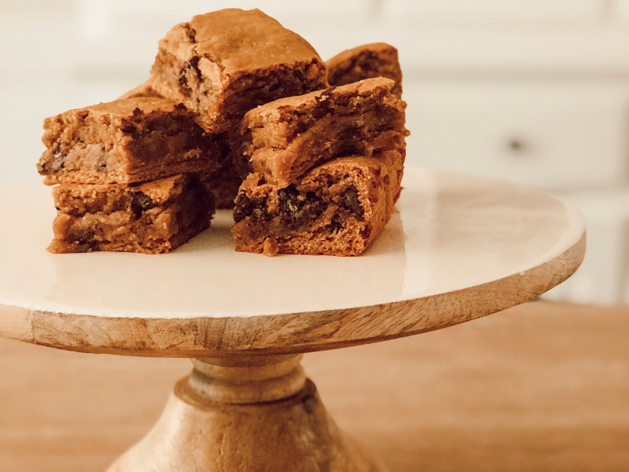 A Holmes Family Fall Favorite - Gooey Chocolate Chip Pumpkin Bars