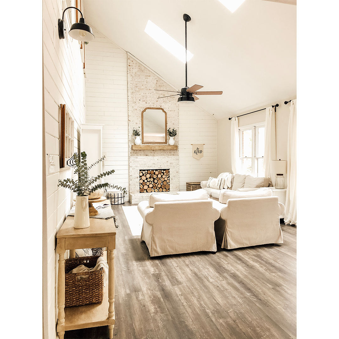 House + Holm - Living Room After DIY Renovation