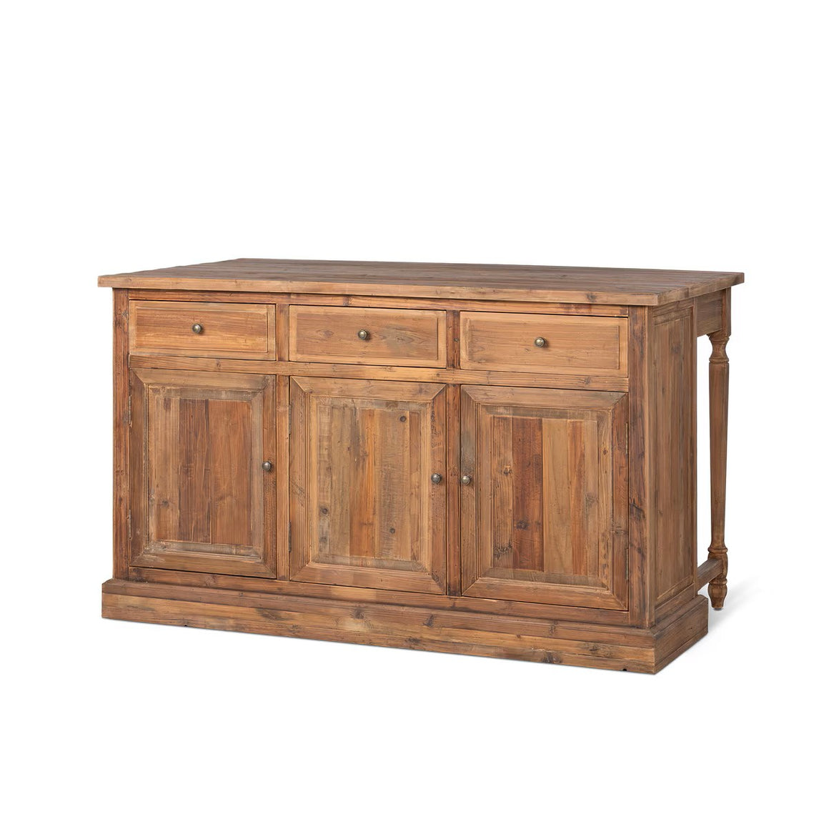 Reclaimed Wood Breakfast Island