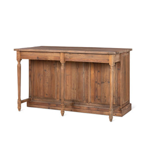 Reclaimed Wood Breakfast Island