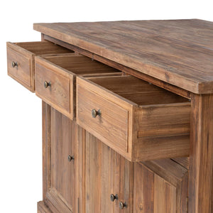 Reclaimed Wood Breakfast Island