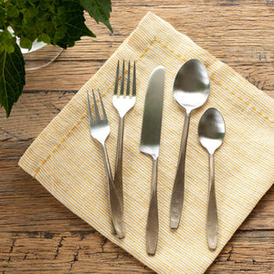 Antique Gold Colonial Flatware Set, (6 Sets)