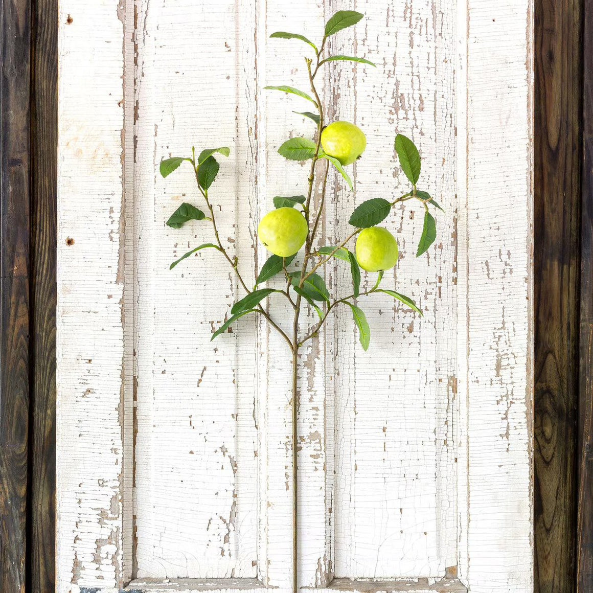 Faux Quince Fruit Branches - Set of 6