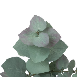 Faux Silver Dollar Eucalyptus Stems - Set of 12