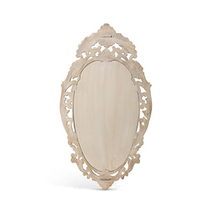 Auvergne Hand Carved Wood Mirror