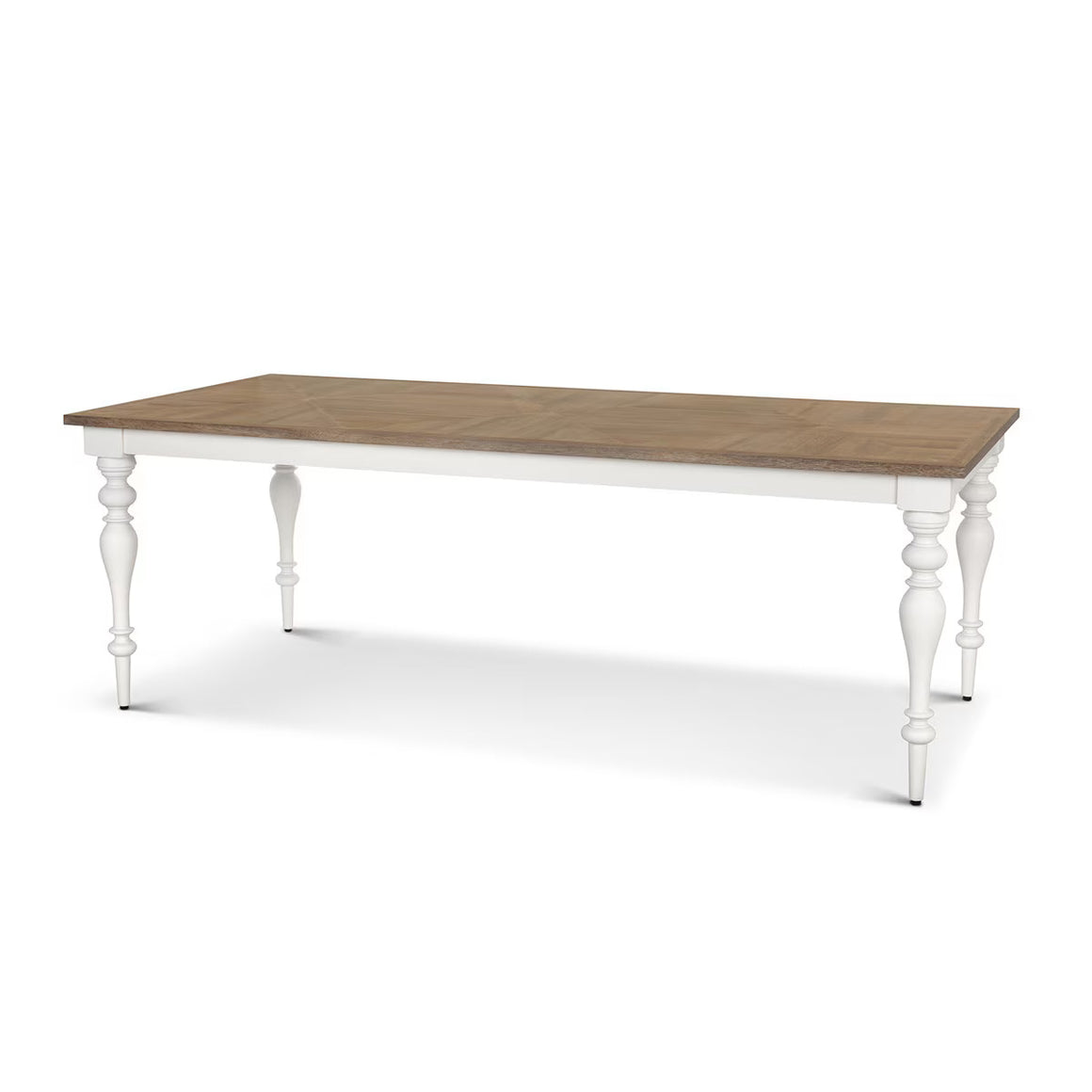 Cotswold Dining Table - Whitewash w/ Driftwood Top