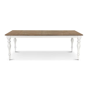 Cotswold Dining Table - Whitewash w/ Driftwood Top