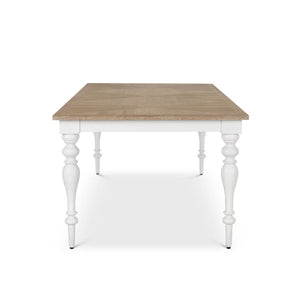 Cotswold Dining Table - Whitewash w/ Driftwood Top