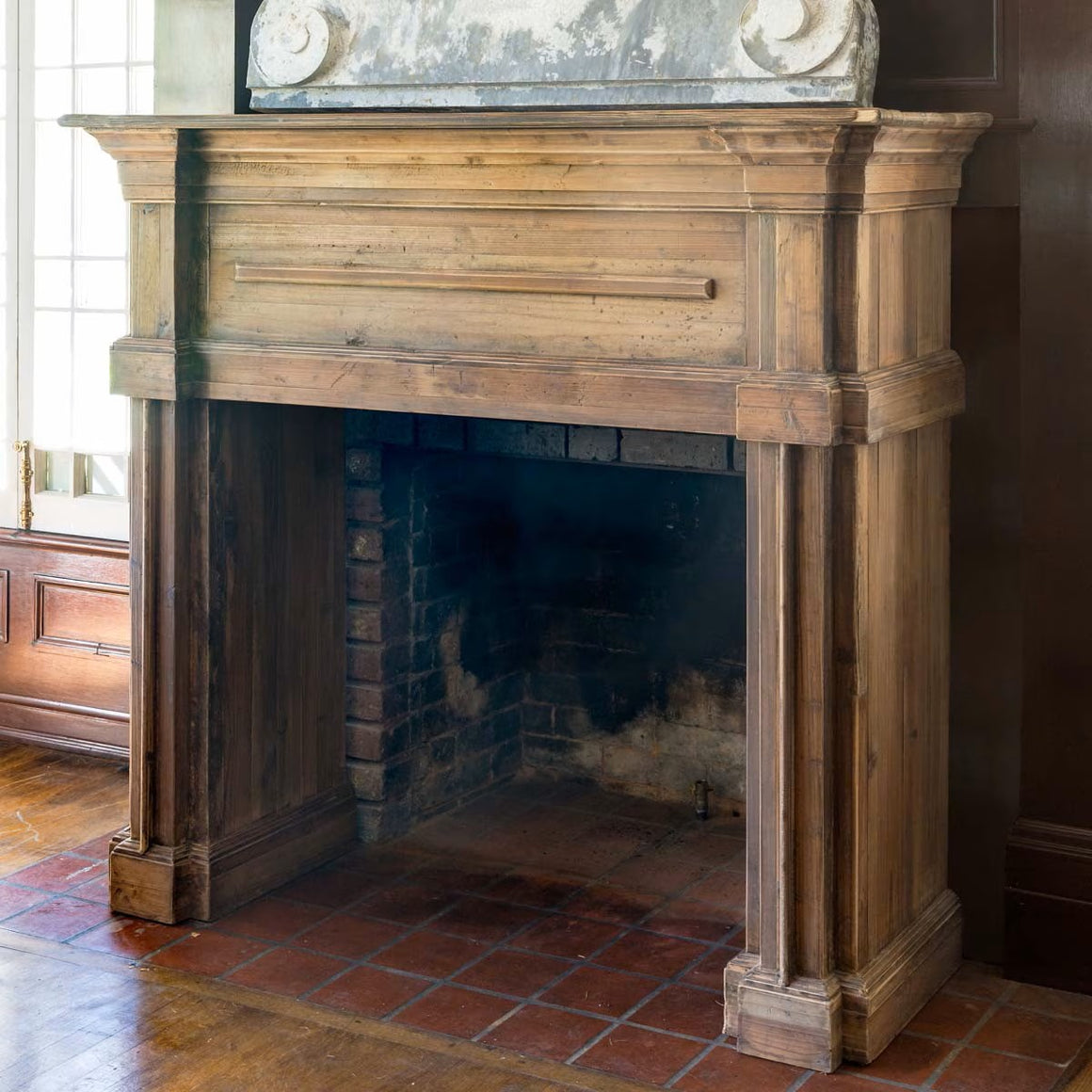 Reclaimed Pine Mantel